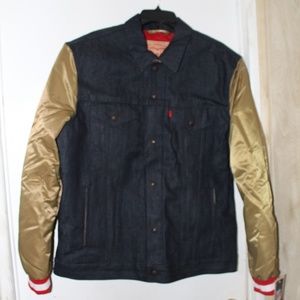 levi's 49ers varsity jean jacket